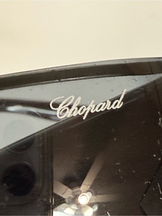 Chopard wrap shield  Sunglasses with Case SCH 637 0579 made in Italy  23kt gp main image 11